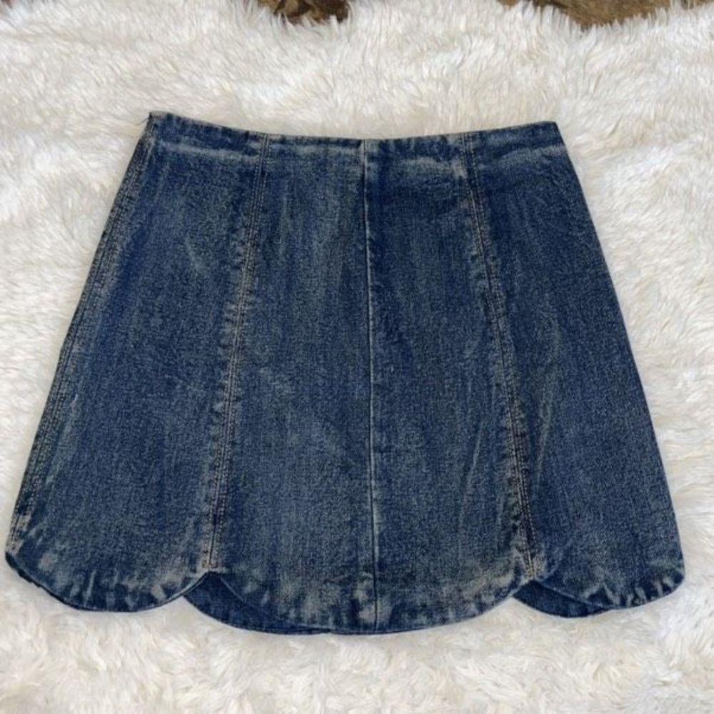 Tulip Jean Skirt